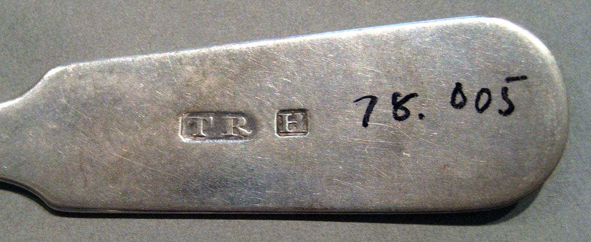 1998.0004.549 Silver Spoon marks