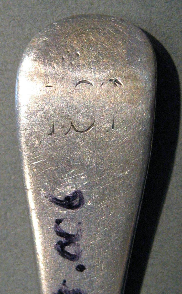 1998.0004.550 Silver Spoon engraving