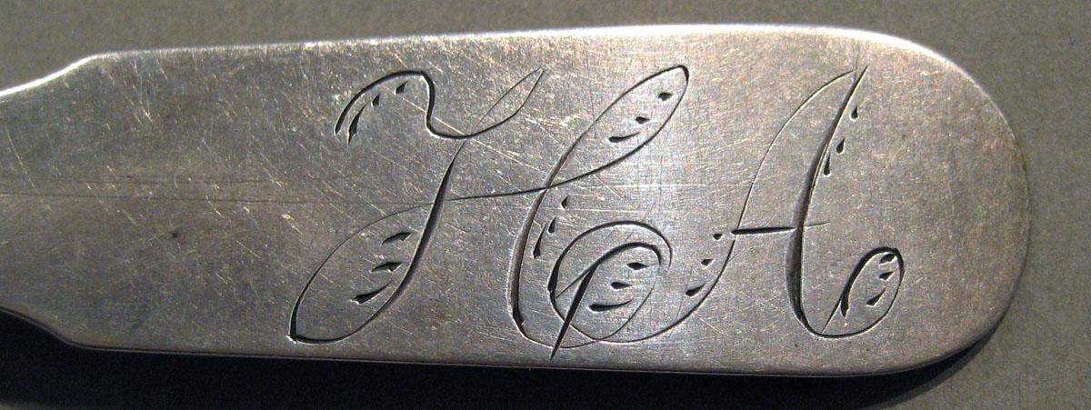 1998.0004.551 Silver Spoon engraving