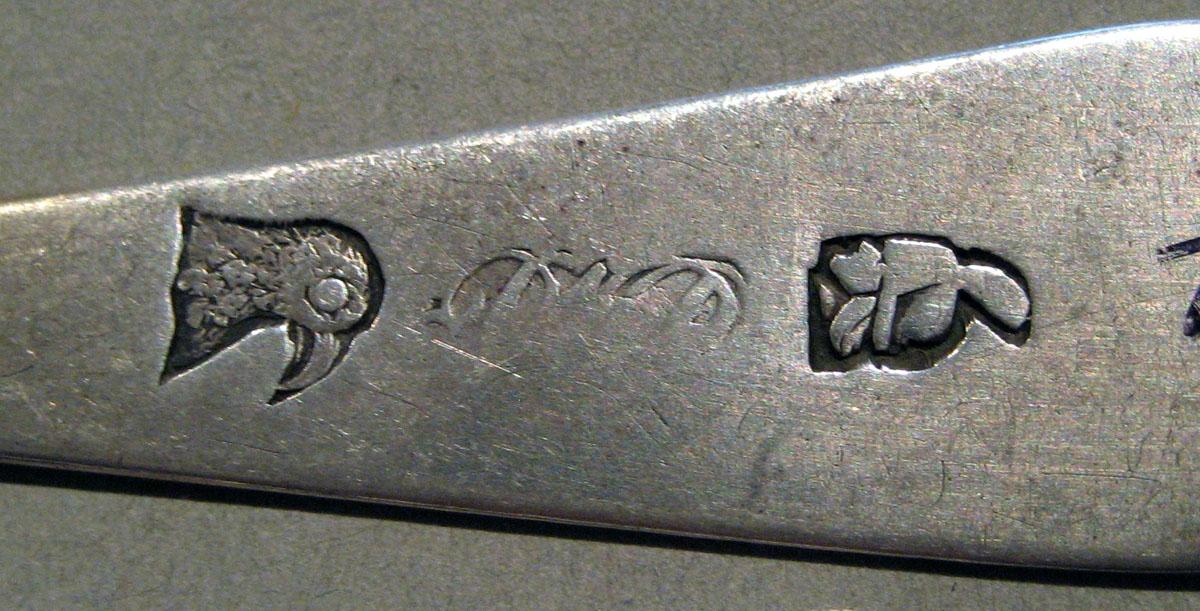 1998.0004.553 Silver Spoon marks