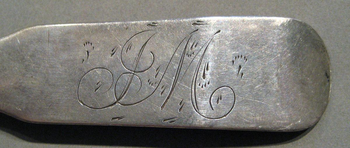 1998.0004.555 Silver Spoon engraving