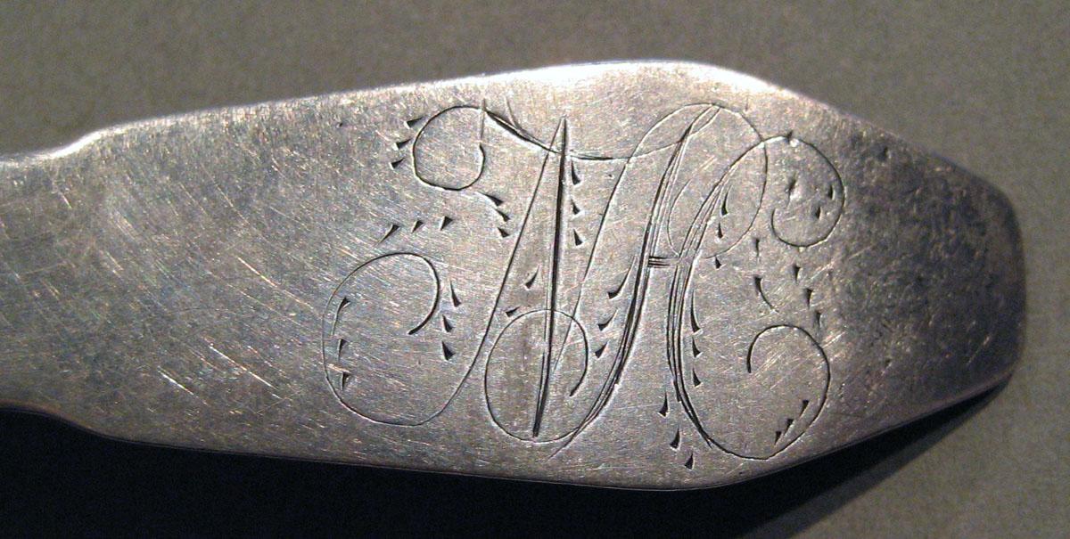 1998.0004.558.002 Silver Spoon engraving