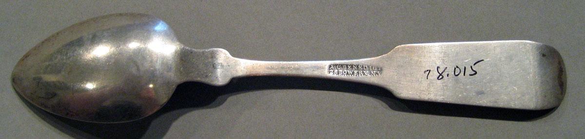 1998.0004.559 Silver Spoon underside