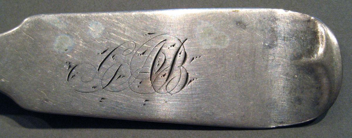 1998.0004.559 Silver Spoon engraving