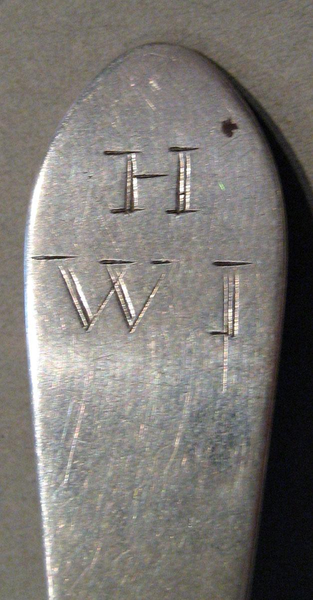 1998.0004.561 Silver Spoon engraving