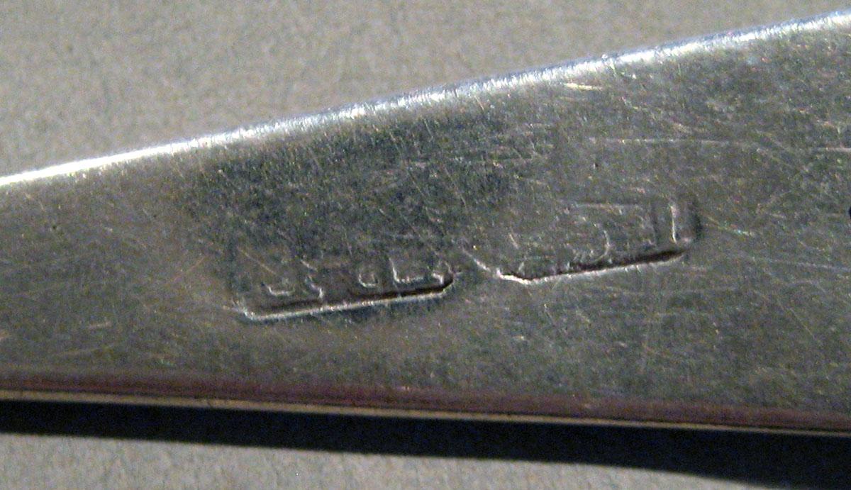 1998.0004.561 Silver Spoon marks