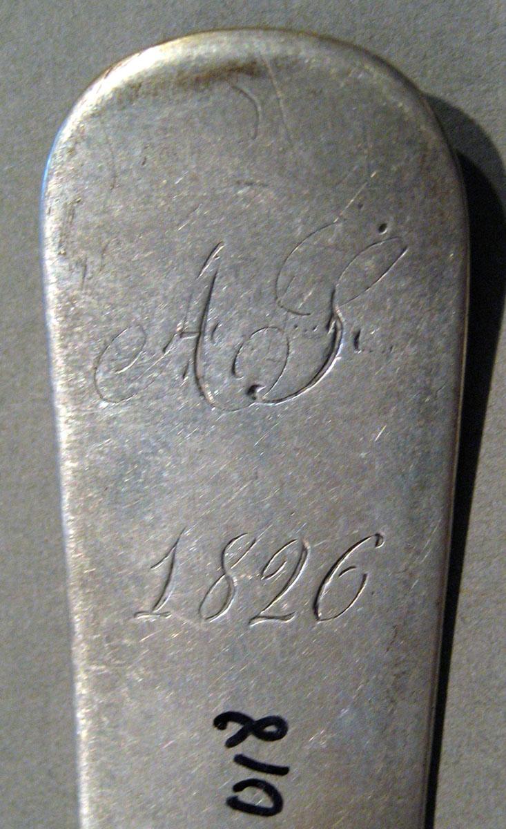 1998.0004.562.002 Silver Spoon engraving