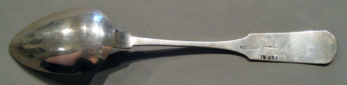 1998.0004.564.001 Silver Spoon underside