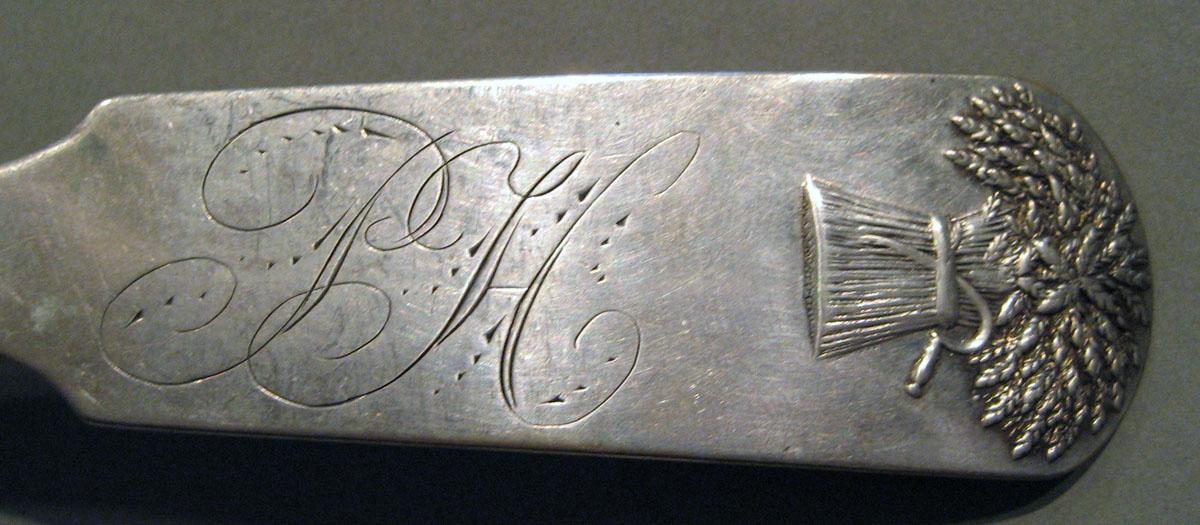 1998.0004.564.001 Silver Spoon engraving