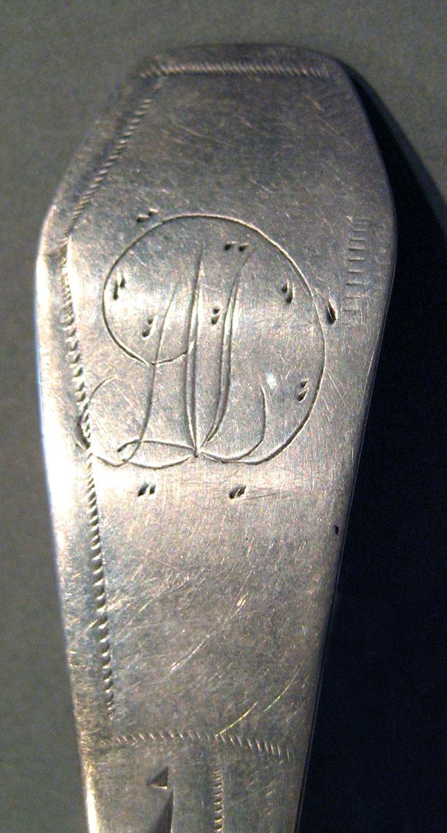 1998.0004.568 Silver Spoon engraving