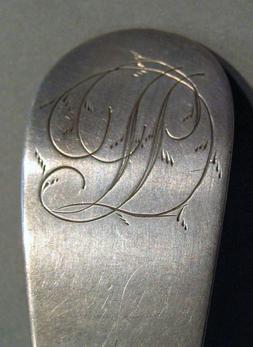 1998.0004.569 Silver Spoon engraving