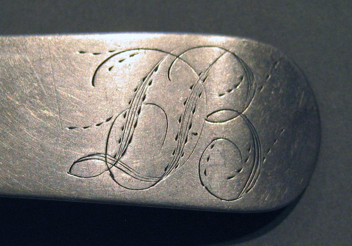 1998.0004.570 Silver Spoon engraving