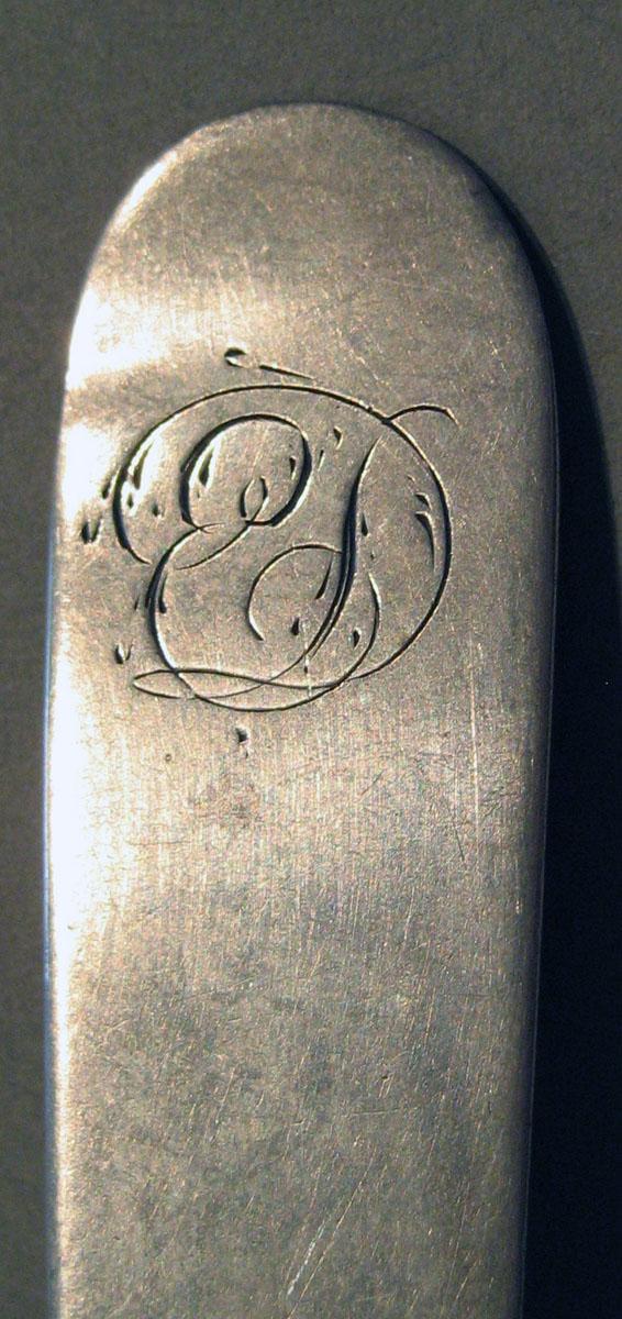 1998.0004.572.001 Silver Spoon engraving
