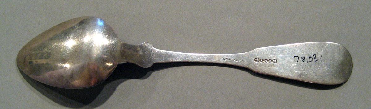 1998.0004.574 Silver Spoon underside