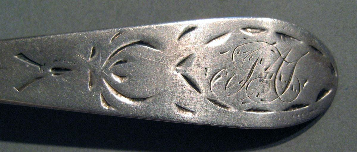 1998.0004.575 Silver Spoon engraving