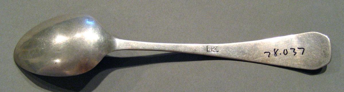 1998.0004.579 Silver Spoon underside