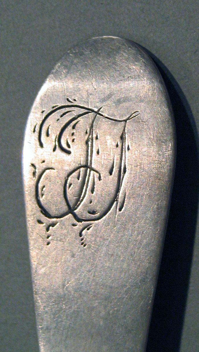1998.0004.581 Silver Spoon engraving