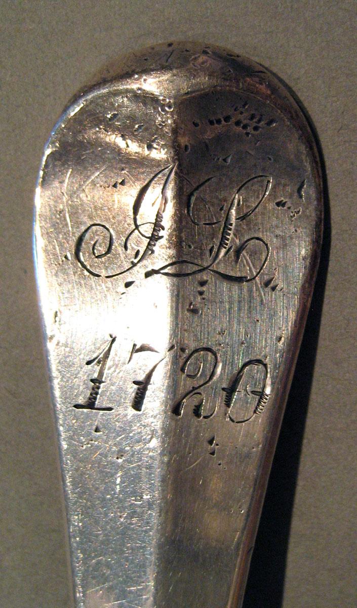 1998.0004.582 Silver Spoon engraving