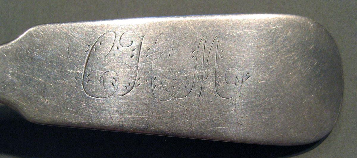 1998.0004.583 Silver Spoon engraving