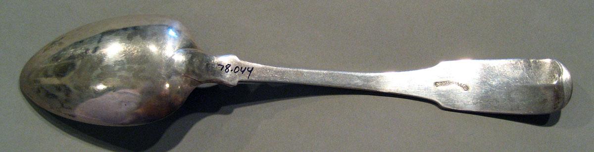 1998.0004.586 Silver Spoon underside