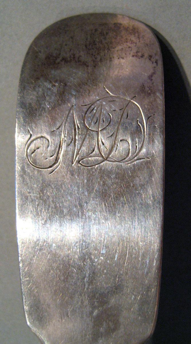 1998.0004.586 Silver Spoon engraving