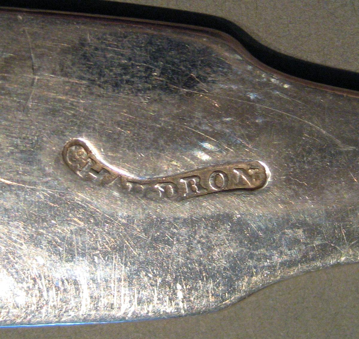 1998.0004.586 Silver Spoon mark