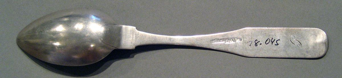 1998.0004.587 Silver Spoon underside