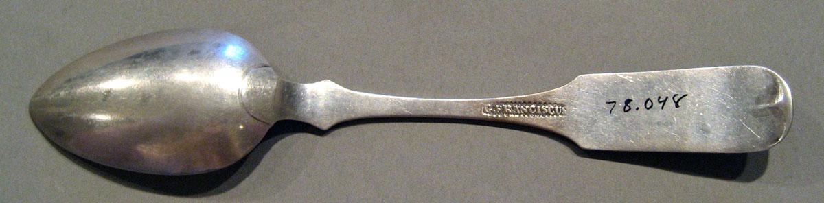 1998.0004.590 Silver Spoon underside