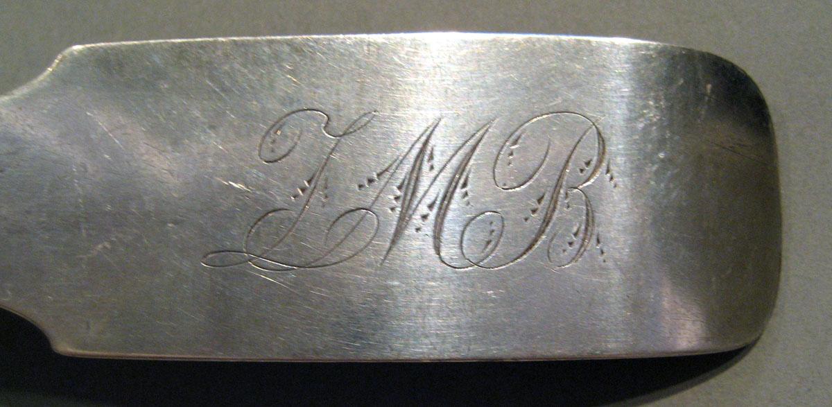 1998.0004.591 Silver Spoon engraving