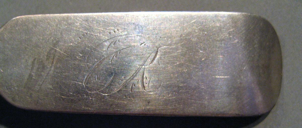1998.0004.593.002 Silver Spoon engraving