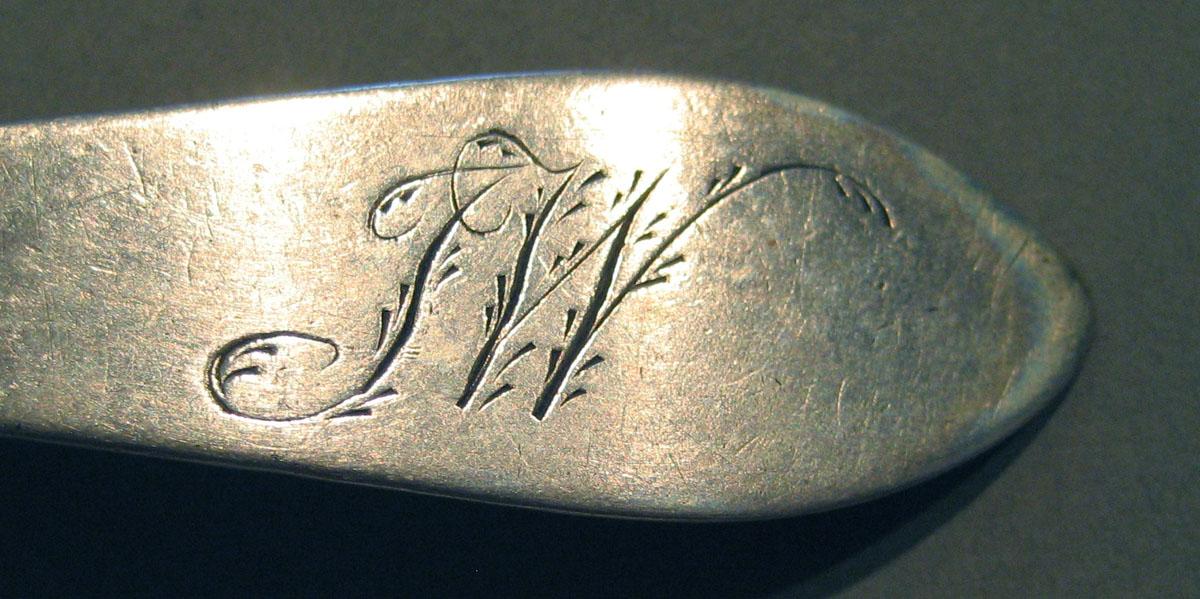 1998.0004.594 Silver Spoon engraving