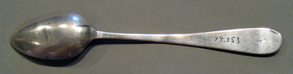 1998.0004.595 Silver Spoon underside