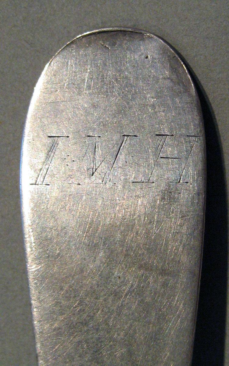 1998.0004.595 Silver Spoon engraving