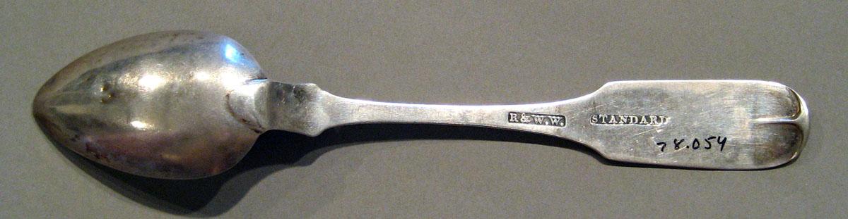 1998.0004.596 Silver Spoon underside