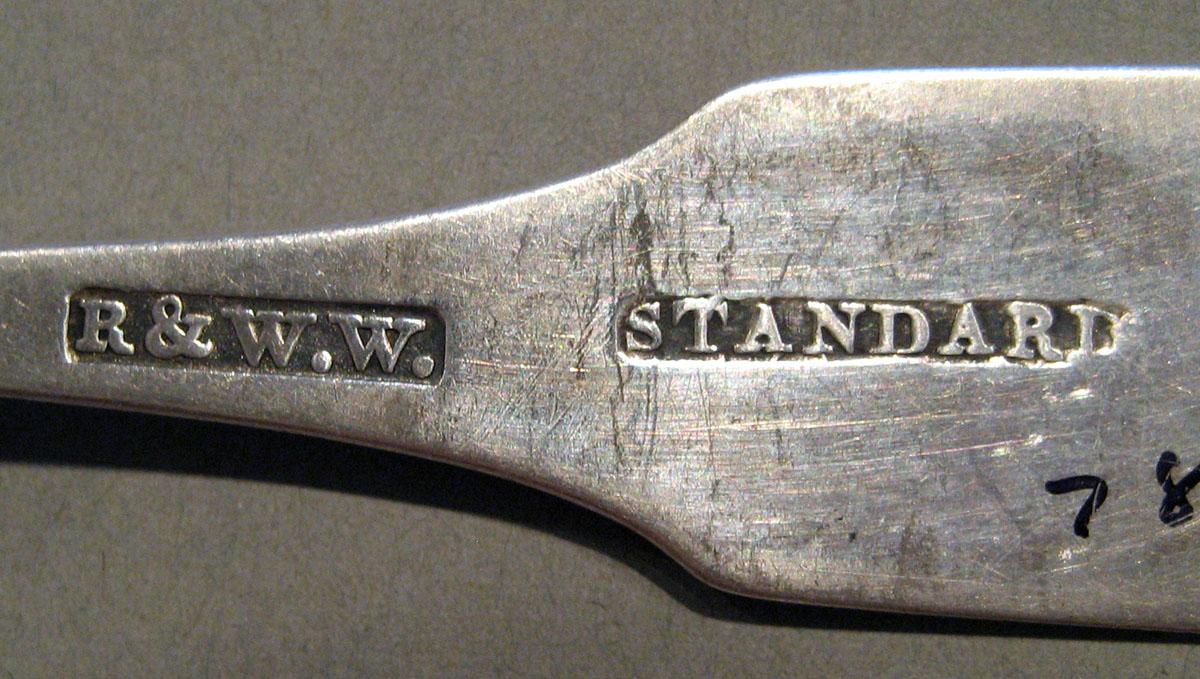 1998.0004.596 Silver Spoon mark