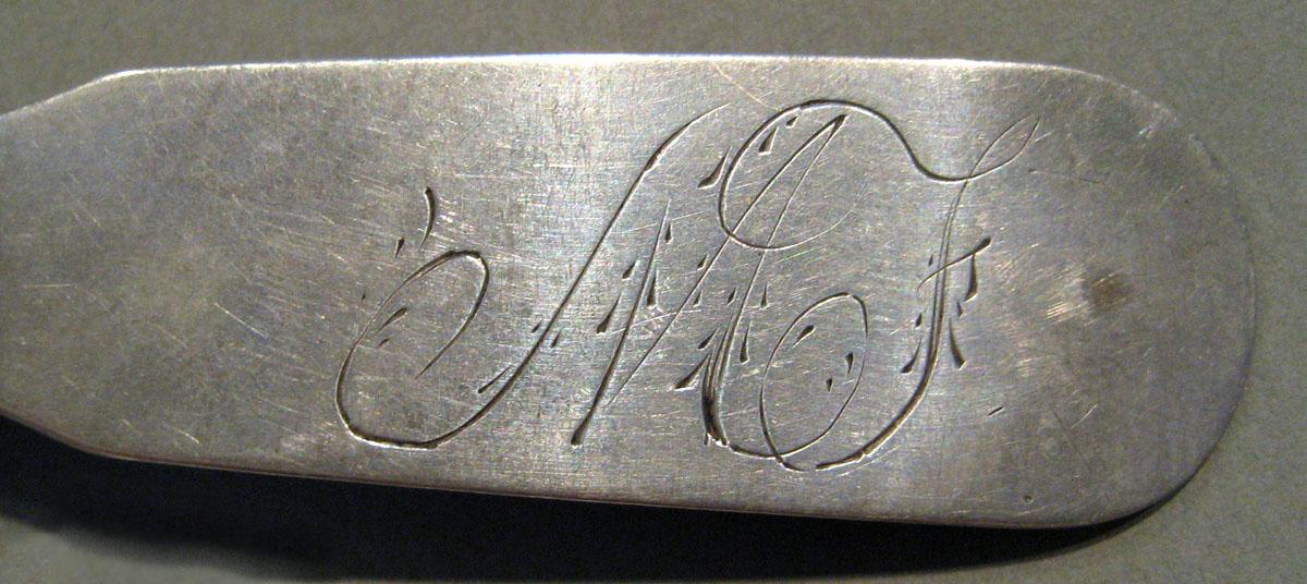 1998.0004.597 Silver Spoon engraving