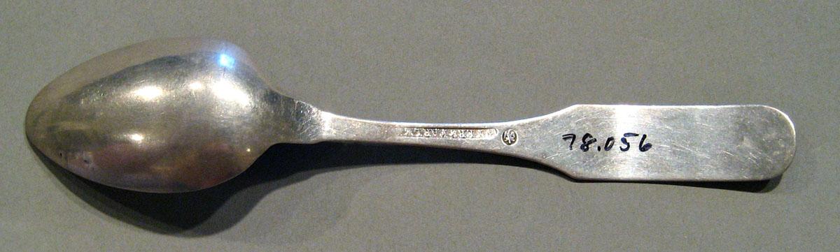 1998.0004.598 Silver Spoon underside