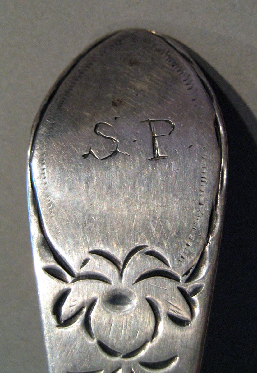 1998.0004.599 Silver Spoon engraving