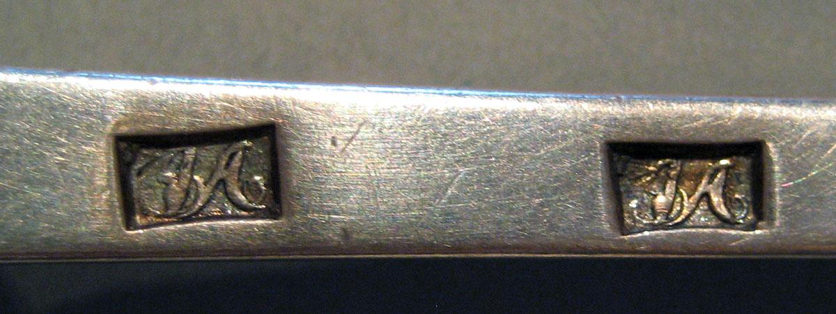 1998.0004.600 Silver Spoon marks
