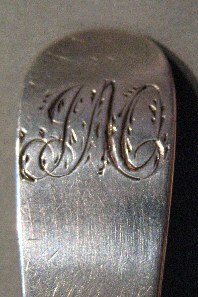 1998.0004.601.001 Silver Spoon engraving