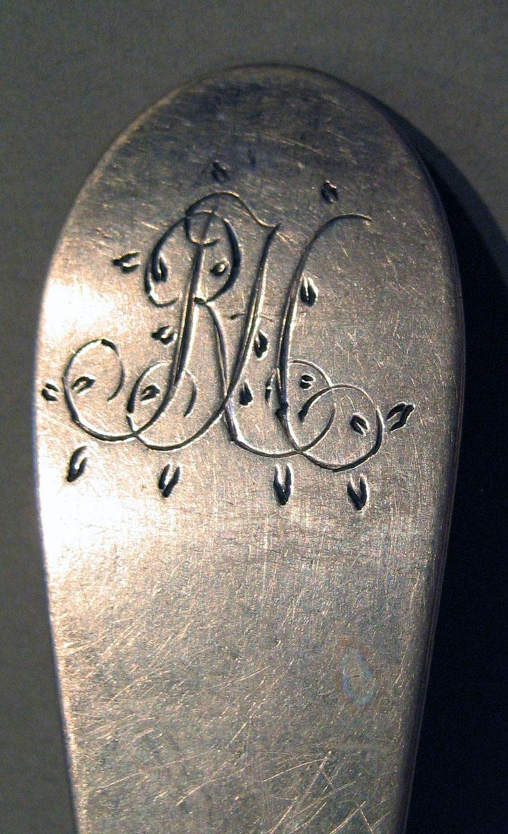 1998.0004.603.002 Silver Spoon engraving