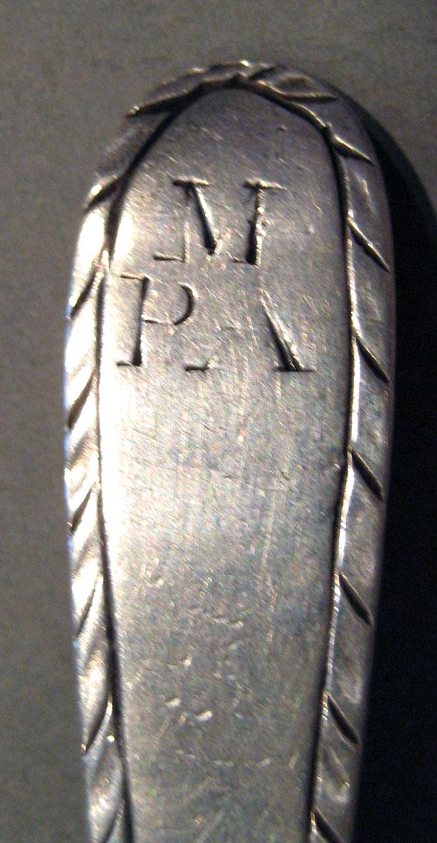 1998.0004.608 Silver Spoon engraving