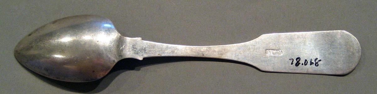 1998.0004.609 Silver Spoon underside