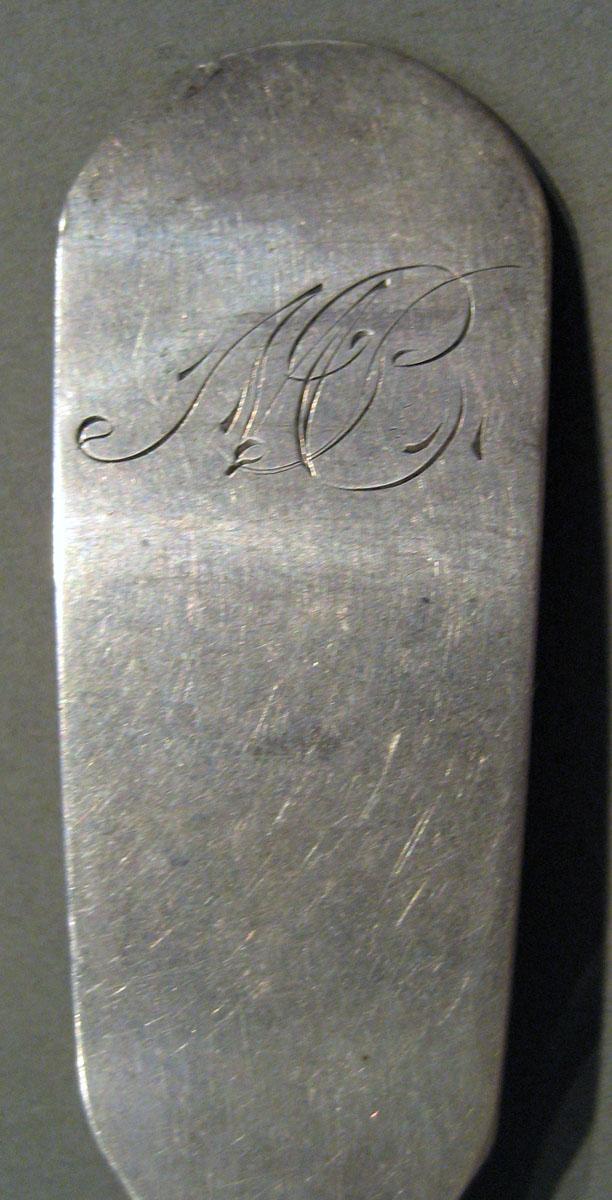 1998.0004.609 Silver Spoon engraving