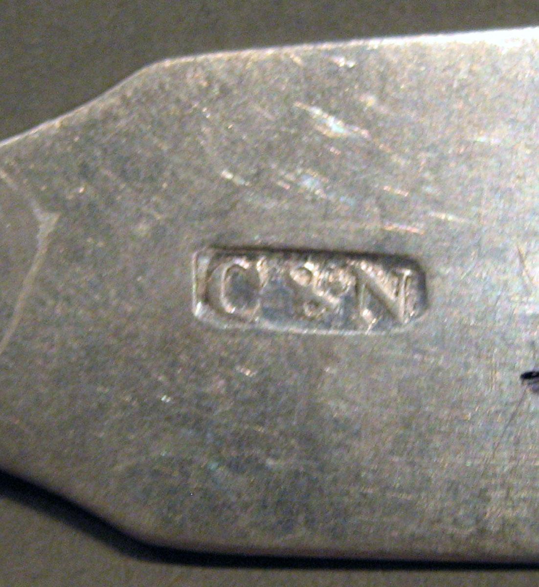 1998.0004.609 Silver Spoon mark