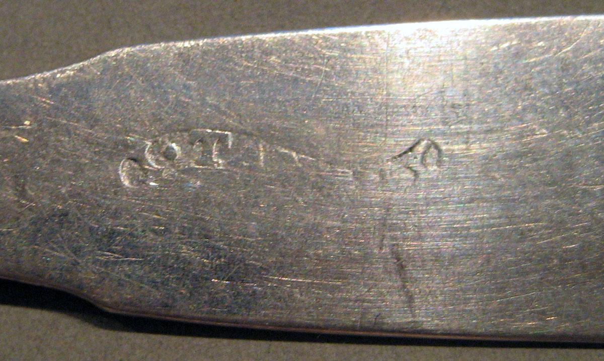 1998.0004.611 Silver Spoon mark