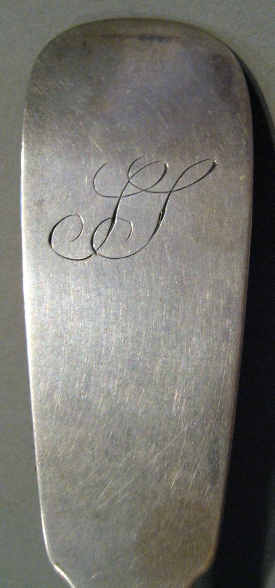 1998.0004.612 Silver Spoon engraving