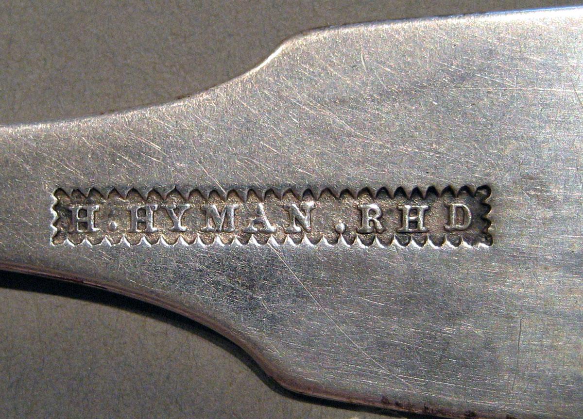 1998.0004.612 Silver Spoon mark