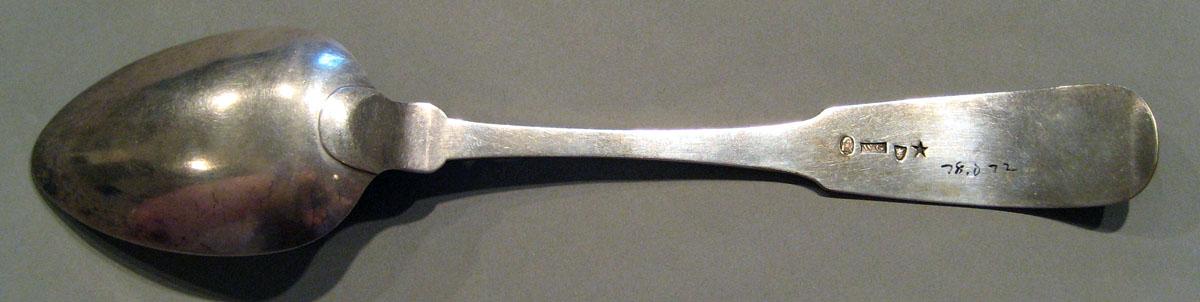 1998.0004.613 Silver Spoon underside