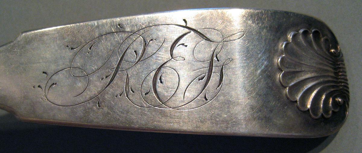 1998.0004.613 Silver Spoon engraving